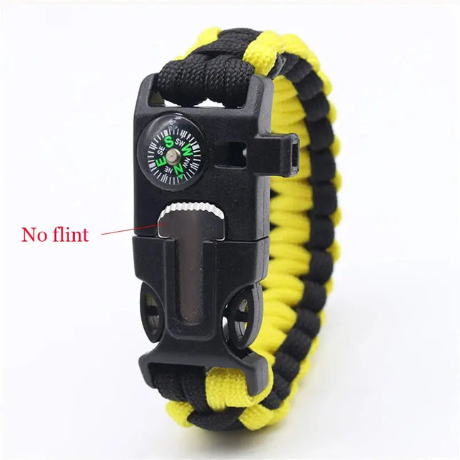 Outdoor Paracord Survival Bracelet Men Women Emergency - GetGadgets