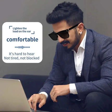 SENBONO Orignal E13 Smart Glasses With Sunglasses Open Ear Headsets Waterproof Hands-Free Calling Sunglasses For Men Womem - GetGadgets