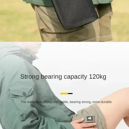 Portable folding stool, foldable hand-held camping stool, special folding stool for camping and fishing outdoors - GetGadgets