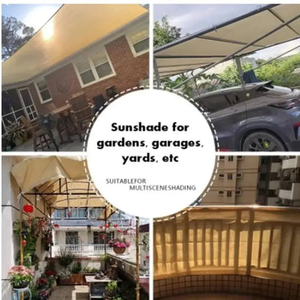 Powerful Sun Shade Tent for Garden and Outdoors with HDPE UV Blocking and Ventilation in 7 Colors Keeps You Cool - GetGadgets