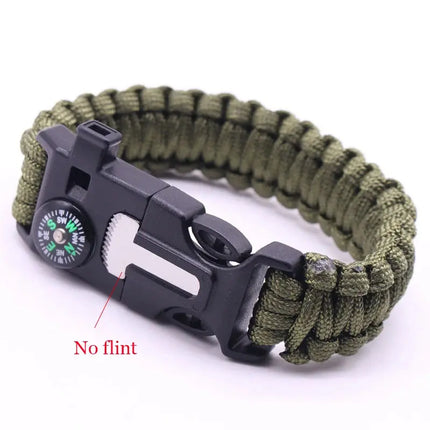 Outdoor Paracord Survival Bracelet Men Women Emergency - GetGadgets
