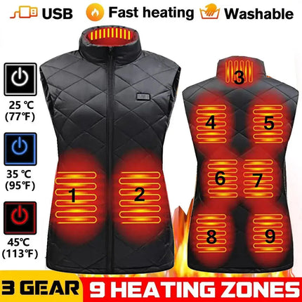 Women's vest with heating (without power bank) - GetGadgets