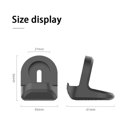 Powerful Silicone Charging Stand For Apple Watch With Anti Slip Base And Cable Organizer That Keeps Desk Neat - GetGadgets