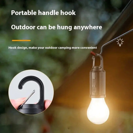 Ultimate LED Camping Hanging Lamp With Rechargeable Battery For Clear Campsite Illumination - GetGadgets
