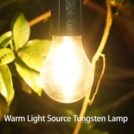 Ultimate LED Camping Hanging Lamp With Rechargeable Battery For Clear Campsite Illumination - GetGadgets