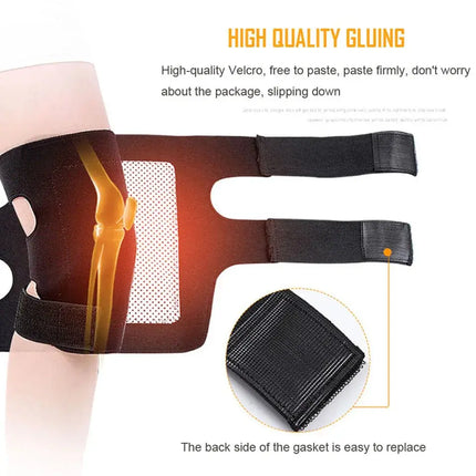 Loogdeel Self Heating Knee Pads Magnetic Therapy Adjustable - GetGadgets