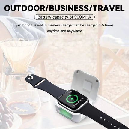 Amazing Wireless Power Bank For Apple Watch All Apple Watch Models With Fast Charging Keeps You Powered - GetGadgets