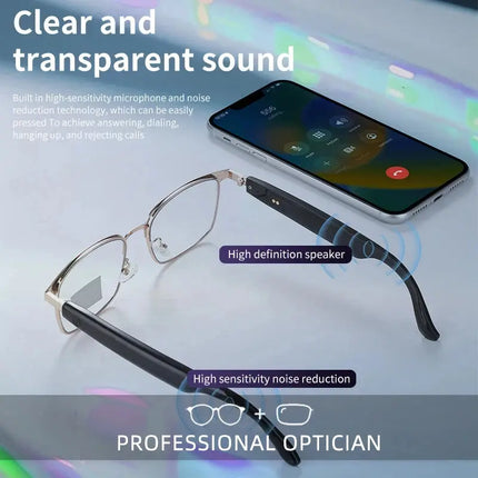 CLLOIO UV400 Photochromic Wireless Bluetooth Glasses Tech - GetGadgets