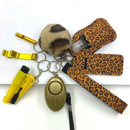 Empowering Self Defense Keychain Set For Women Quick Access Daily Safety