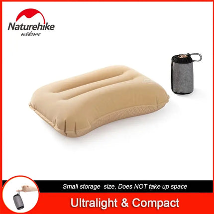 Naturehike Inflatable Camping Pillow Skin Friendly Flocking - GetGadgets