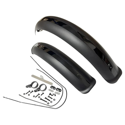 Rugged Bike Mud Guards Front Rear Set Durable PP Material For Clean Rides