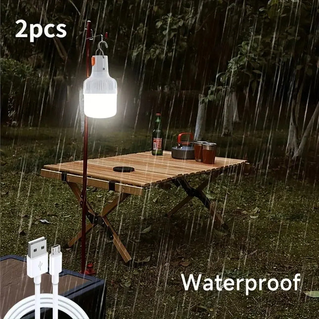 Rugged Portable LED Emergency Lantern USB Rechargeable for Outdoors Keeps You Safe Anywhere GetGadgets