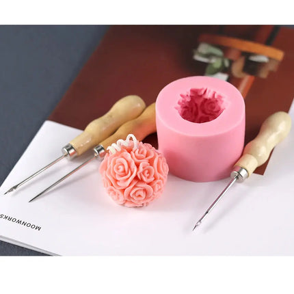 Candle Making Punch Tool Round Hole Cone For Silicone Molds - GetGadgets