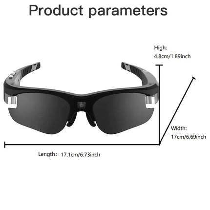 HD 1080P Smart Sports Glasses Camera For Athletes Polarized - GetGadgets