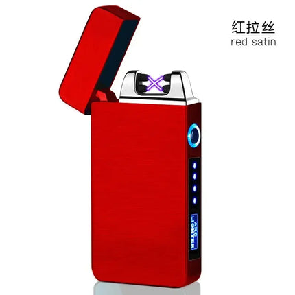 Portable Windproof USB Double Arc Lighter Touch Sensor - GetGadgets