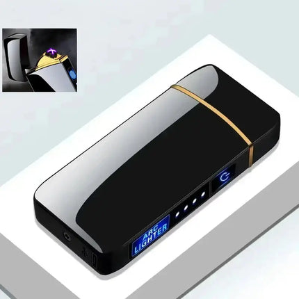 New Electric Lighter USB Charging Windproof Double Arc - GetGadgets
