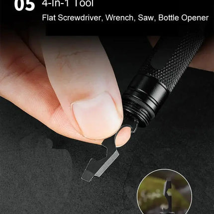 Ten In One Portable Self Defense Pen For Outdoor Safety - GetGadgets