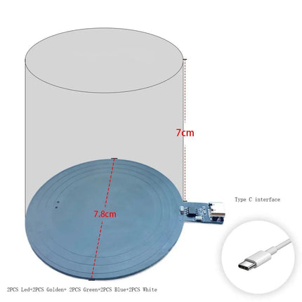Powerful Levitating LED Uplights Charger Keeps Space Clean - GetGadgets