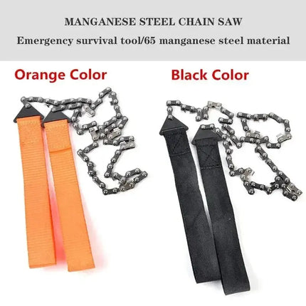 Portable Survival Chain Saw Chainsaws Emergency Camping Hiking Tool Pocket Hand Tool Pouch Outdoor Pocket Chain Saw - GetGadgets