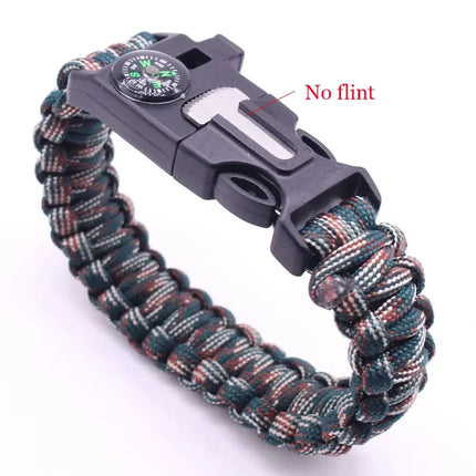 Outdoor Paracord Survival Bracelet Men Women Emergency - GetGadgets