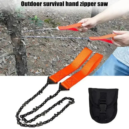Portable Survival Chain Saw Chainsaws Emergency Camping Hiking Tool Pocket Hand Tool Pouch Outdoor Pocket Chain Saw - GetGadgets