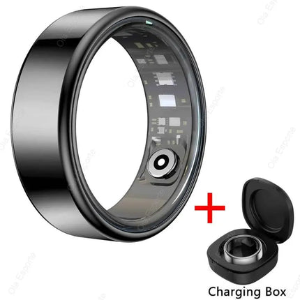 Smart Ring Newest Intelligent Wearable Device For Men Women Bluetooth Heart Rate Sleep Health Monitor Waterproof for IOS Android - GetGadgets