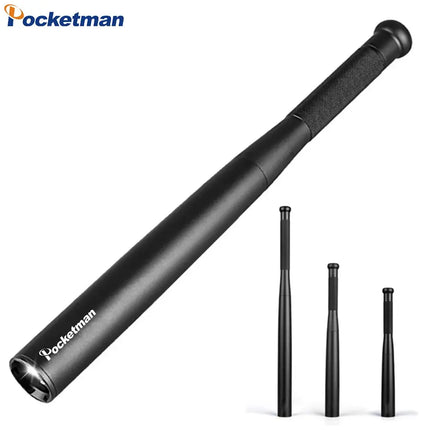 Baseball Bat LED Flashlight Self Defense 3800 Lumens - GetGadgets