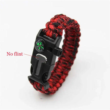 Outdoor Paracord Survival Bracelet Men Women Emergency - GetGadgets