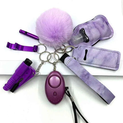 Empowering Self Defense Keychain Set For Women Quick Access Daily Safety