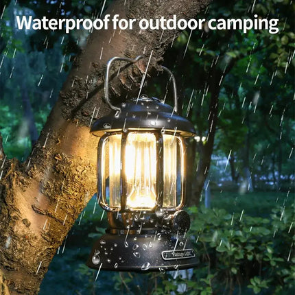 Radiant USB Rechargeable Camping Lamp With LED For Outdoor Adventures Brightens Campsites GetGadgets