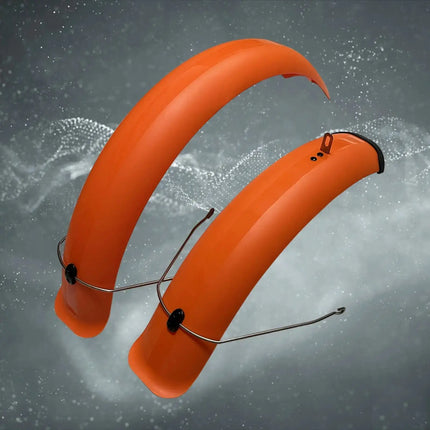 Rugged Bike Mud Guards Front Rear Set Durable PP Material For Clean Rides