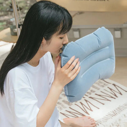 Naturehike Inflatable Camping Pillow Skin Friendly Flocking - GetGadgets