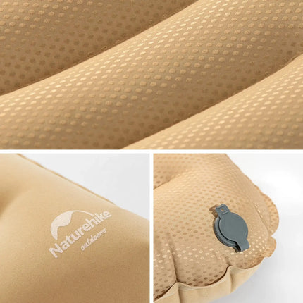 Naturehike Inflatable Camping Pillow Skin Friendly Flocking - GetGadgets