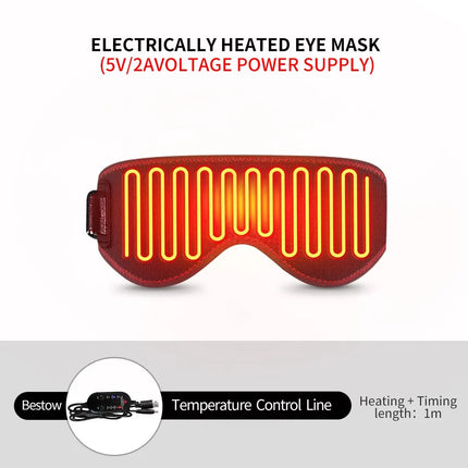 Heated Eye Mask Deep Heat Therapy For Home Relaxation - GetGadgets
