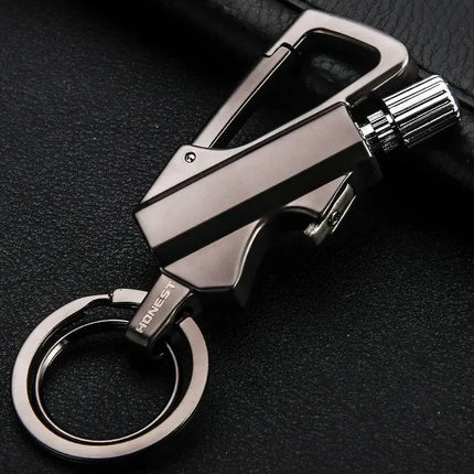 Outdoor Portable Match Keychain Lighter Metal Camping Tool - GetGadgets