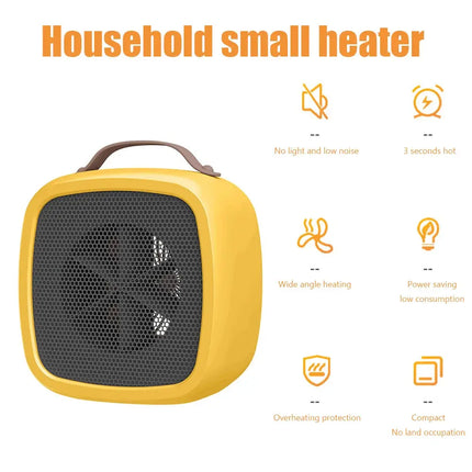 Portable 500W Mini Electric Heater For Home And Office - GetGadgets