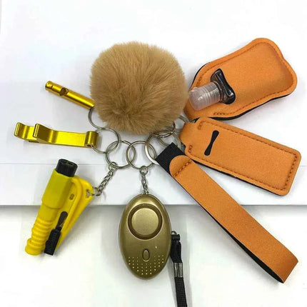Empowering Self Defense Keychain Set For Women Quick Access Daily Safety