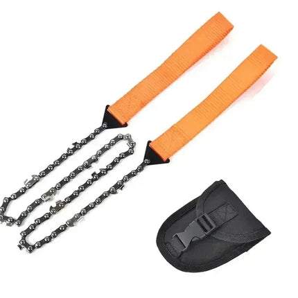 Portable Survival Chain Saw Chainsaws Emergency Camping Hiking Tool Pocket Hand Tool Pouch Outdoor Pocket Chain Saw - GetGadgets