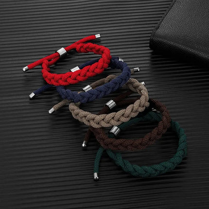 MKENDN Shoelace Survival Bracelet Adjustable Emergency Rope - GetGadgets