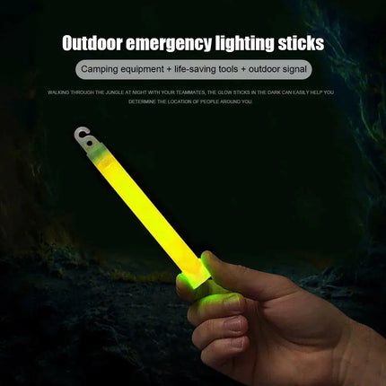 6 Inch Glow Light Sticks For Survival Hiking Camping Gear - GetGadgets