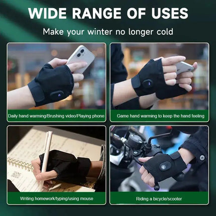 Xiaomi Youpin Hand Warmer Gloves Temperature Control Rechargeable Hands Warmer Winter Self-heating Electric Gloves Warmer New - GetGadgets