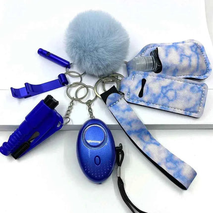 Empowering Self Defense Keychain Set For Women Quick Access Daily Safety