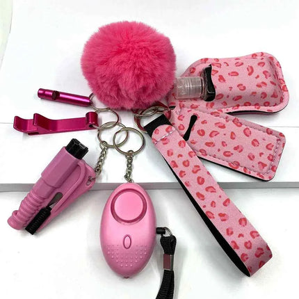 Empowering Self Defense Keychain Set For Women Quick Access Daily Safety