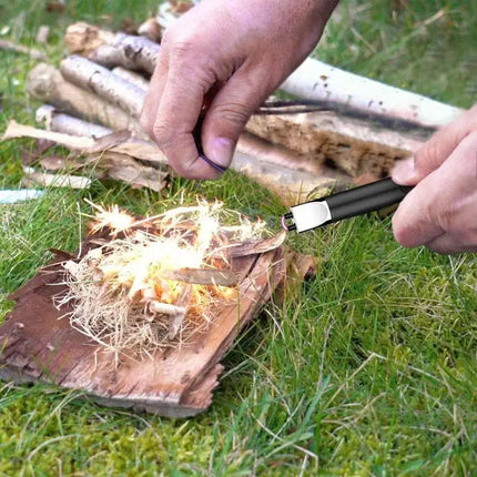 USB Electric Rechargeable Kitchen Lighter Electric Arc BBQ Lighter Windproof Flameless Plasma Ignition Long Gas Lighter - GetGadgets