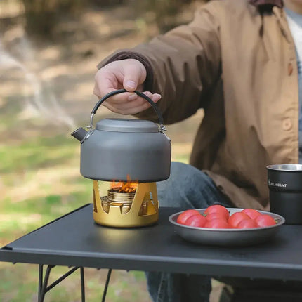 Portable Mini Alcohol Stove Burner Adjustable Firepower Gasoline Stove Aluminum Alloy Bracket Ultralight Brass Camping Stoves - GetGadgets