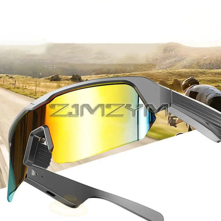 Smart Glasses Cycling Bluetooth Technology Audio Call Remote Headset Sunglasses Sports Music Earbuds Headphones - GetGadgets