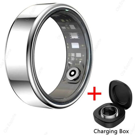 Smart Ring Newest Intelligent Wearable Device For Men Women Bluetooth Heart Rate Sleep Health Monitor Waterproof for IOS Android - GetGadgets