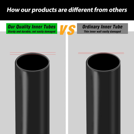 Rugged Two Pack Fat Tire Inner Tubes 20x4.0 Durable Ride