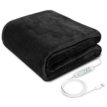 Portable USB Heated Blanket With Timer For Cozy Warmth - GetGadgets