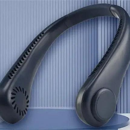 Portable neck fan -360 ° cooling wearable fan,          with digital display screen - GetGadgets